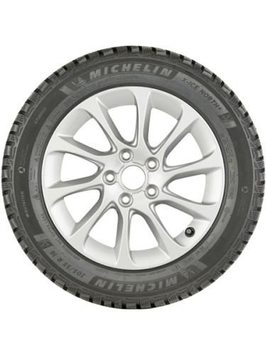 фото протектора и шины X-Ice North 4 Шина Michelin X-Ice North 4 225/50 R17 98T